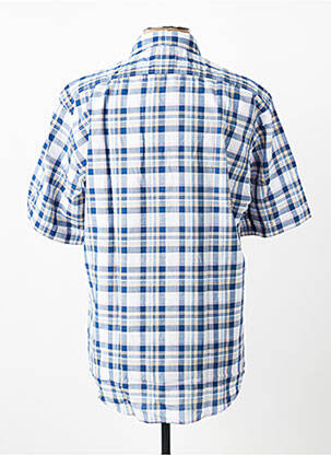 Chemise manches courtes poches bleu MARVELIS homme