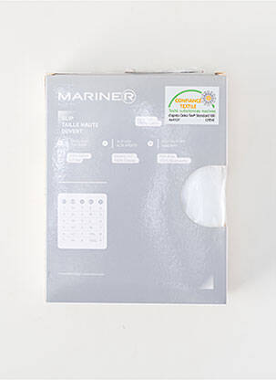 Slip tissage popeline blanc MARINER homme