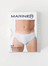 Slip tissage popeline blanc MARINER homme