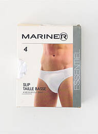 Slip tissage popeline blanc MARINER homme