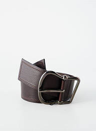 Ceinture coutures renforcées marron SELLIER femme