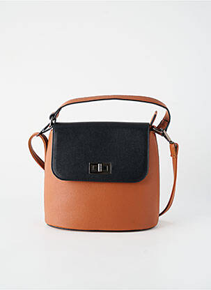 Sac doublure textile forme rectangulaire marron NAJA STREET femme