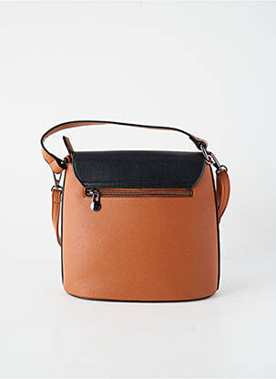 Sac doublure textile forme rectangulaire marron NAJA STREET femme