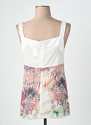 Tunique manches longues légère et transparente blanc QUATTRO femme