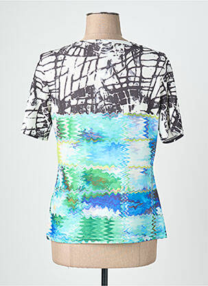 T-shirt imprimé fantaisie manches courtes noir QUATTRO femme
