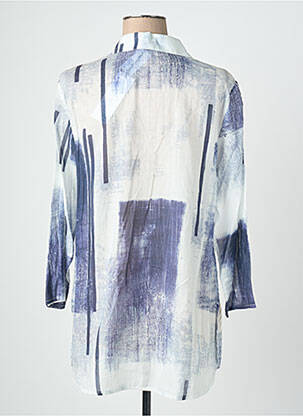 Tunique manches longues légère et transparente bleu QUATTRO femme