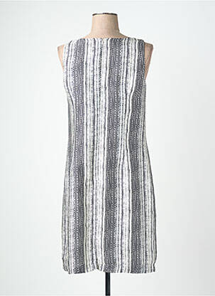 Robe mi-longue sans manche sans manche noir QUATTRO femme