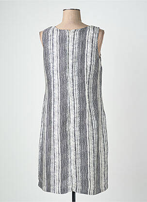 Robe mi-longue sans manche sans manche noir QUATTRO femme