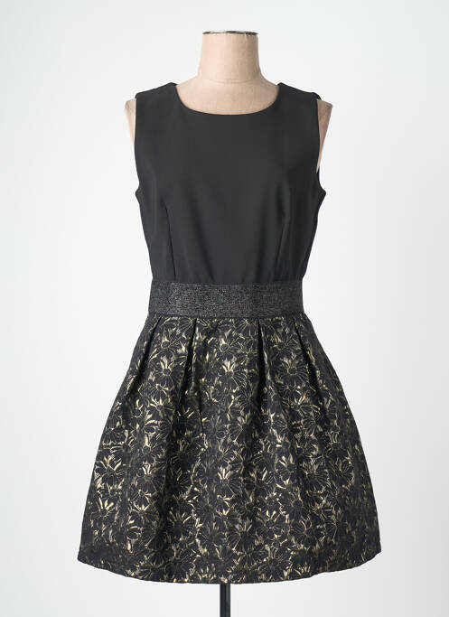 Robe courte sans manche sans manche noir QUATTRO femme