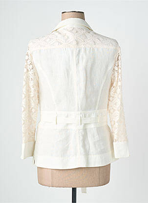 Veste casual poches blanc QUATTRO femme