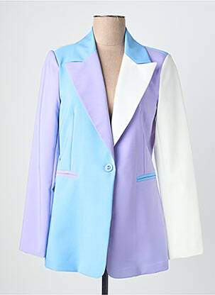 Blazer coupe cintrée bleu QUATTRO femme