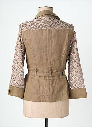 Veste casual poches marron QUATTRO femme