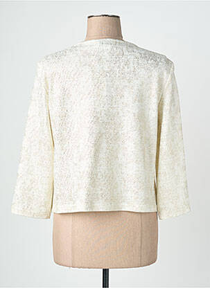 Veste casual col rond blanc QUATTRO femme