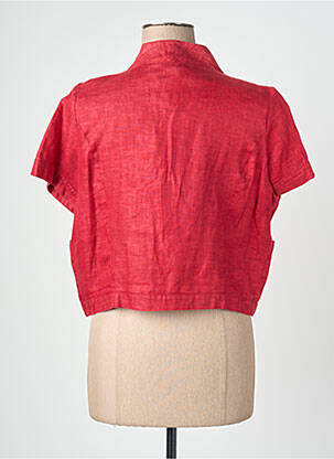 Veste casual col tailleur rouge QUATTRO femme