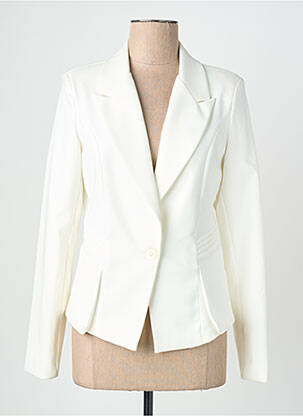 Blazer poches blanc QUATTRO femme