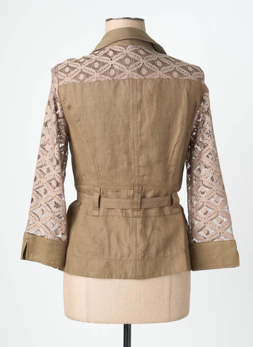 Veste casual poches marron QUATTRO femme