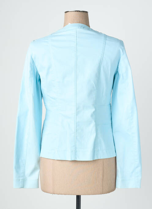 Veste casual col rond bleu QUATTRO femme