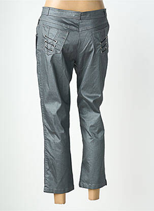 Pantalon 7/8 stretch taille normale gris QUATTRO femme