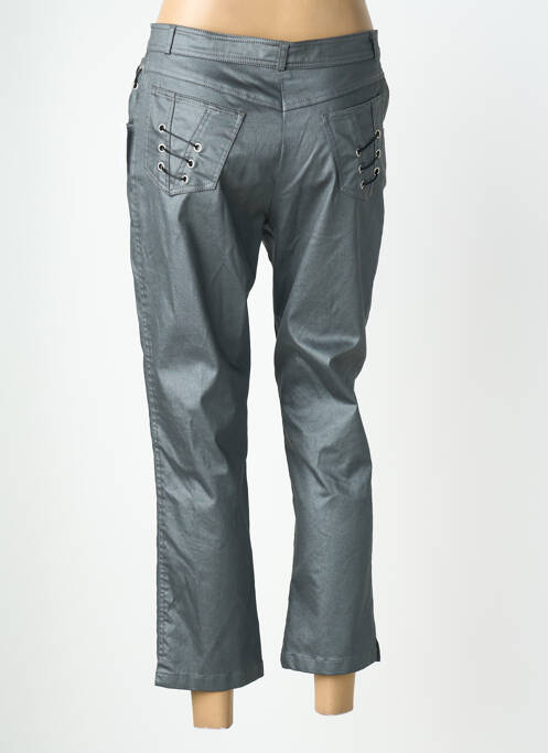 Pantalon 7/8 stretch taille normale gris QUATTRO femme