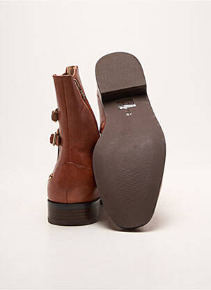Bottines/boots talon bas talon plat jusqu'à 3cm marron EMILIE KARSTON femme