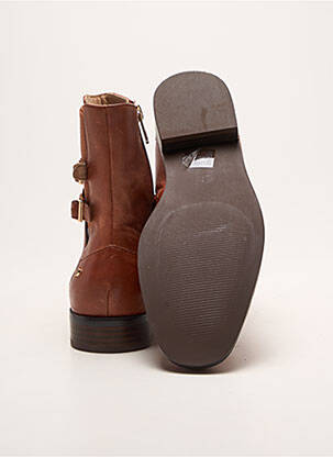 Bottines/boots talon bas talon plat jusqu'à 3cm marron EMILIE KARSTON femme