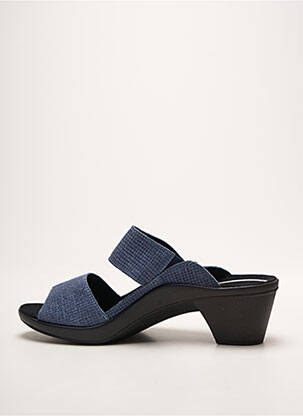 Mules/sabots voute plantaire talon de 4 à 6cm bleu ROMIKA femme