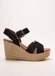 Sandales/nu pieds talon compensé talon de 7 à 9cm noir EVA FRUTOS femme