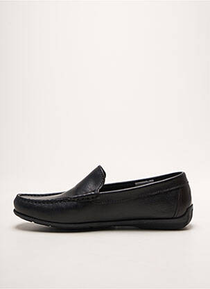 Mocassins bout rond talon plat jusqu'à 3cm noir SMANN femme