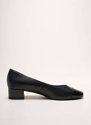 Escarpins matière lisse talon de 4 à 6cm noir EMILIE KARSTON femme