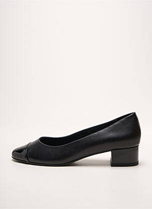 Escarpins matière lisse talon de 4 à 6cm noir EMILIE KARSTON femme