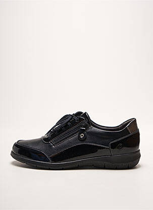 Chaussures de confort fermeture zip et lacets talon plat jusqu'à 3cm noir SUAVE femme