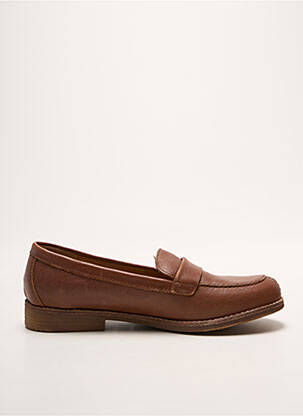 Mocassins type de semelle amortissante talon plat jusqu'à 3cm marron EMILIE KARSTON femme