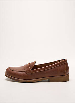 Mocassins type de semelle amortissante talon plat jusqu'à 3cm marron EMILIE KARSTON femme