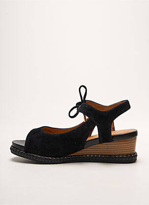Sandales/nu pieds talon compensé talon de 4 à 6cm noir MAM'ZELLE femme
