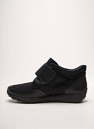 Bottines/boots tissage satiné talon plat jusqu'à 3cm noir ARA femme
