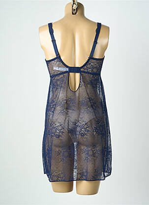 Nuisette/combinette fines bretelles bleu PRIMADONNA femme