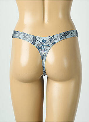 Tanga tanga bleu ANTIGEL femme