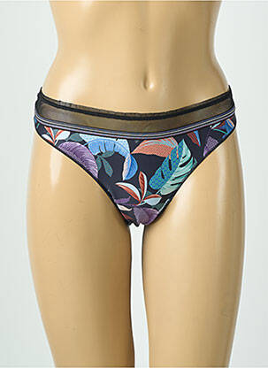 Tanga tanga bleu ANTIGEL femme