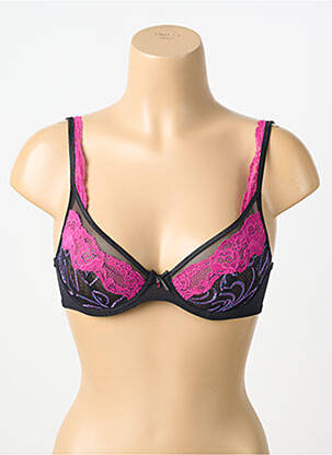 Soutien-gorge broderie haut soutien-gorge emboitant noir MARIE JO femme