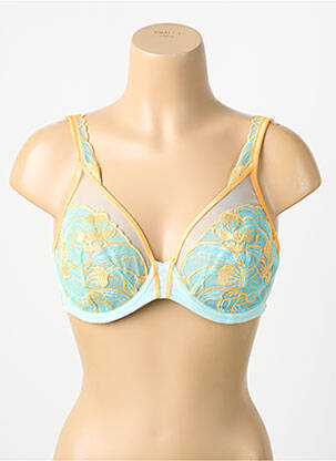 Soutien-gorge légère et transparente haut soutien-gorge emboitant bleu MARIE JO femme