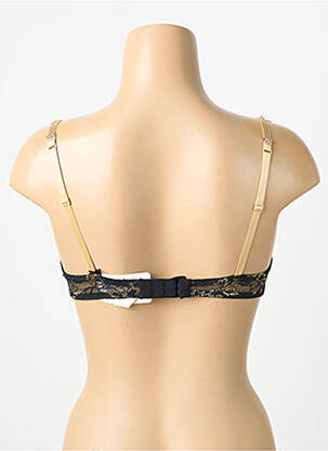 Soutien-gorge effet matière satinée haut soutien-gorge balconnet noir AUBADE femme