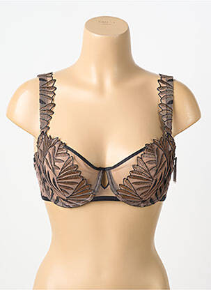 Soutien-gorge légère et transparente haut soutien-gorge emboitant noir AUBADE femme
