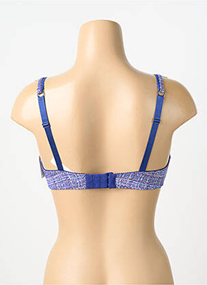 Soutien-gorge broderie haut soutien-gorge emboitant bleu AUBADE femme