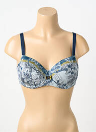 Soutien-gorge haut soutien-gorge moulé haut soutien-gorge moulé bleu ANTIGEL femme