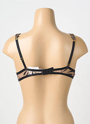 Soutien-gorge broderie haut soutien-gorge moulé noir IRIS WAN HERPEN X AUBADE femme