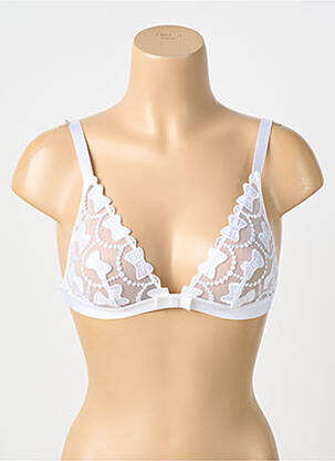 Soutien-gorge sans armature bralettes blanc VIKTOR & ROLF X AUBADE femme