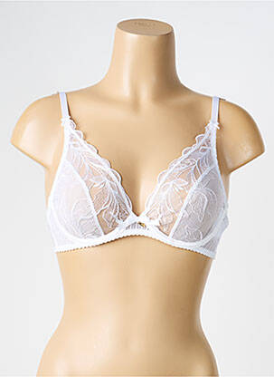 Soutien-gorge légère et transparente haut soutien-gorge emboitant blanc AUBADE femme