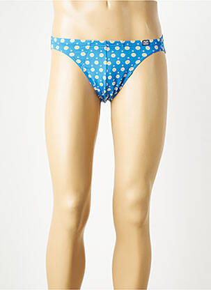 Slip de bain imprimé fantaisie bleu HOM homme