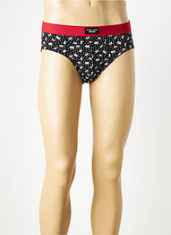 Slip tissage popeline noir YSABEL MORA homme