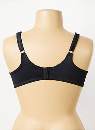 Soutien-gorge effet matière satinée haut soutien-gorge emboitant noir EMPREINTE femme